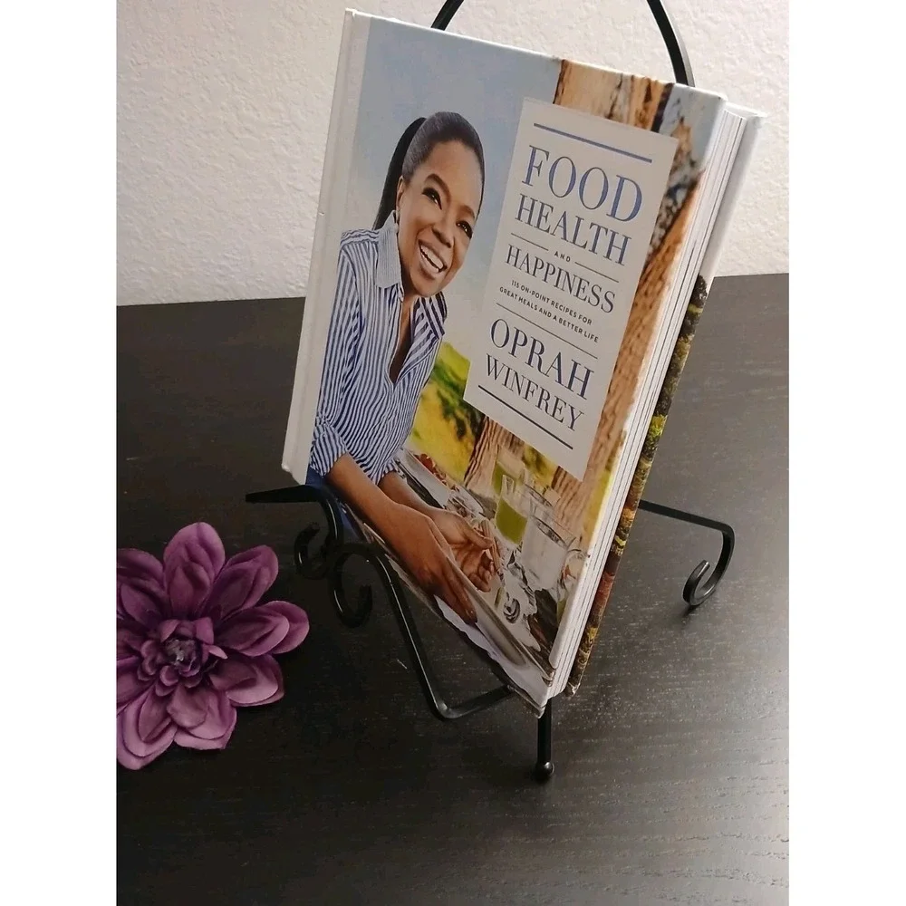 Food,‎ Health, and Happiness: 115 Pg, hardcover, Oprah Winfrey Cook Book #B59